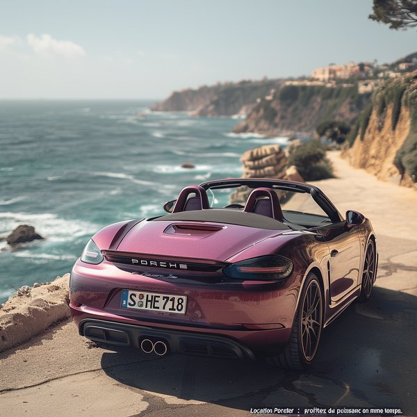 Location Porsche 718 Boxster : profitez du luxe et de la puissance en même temps